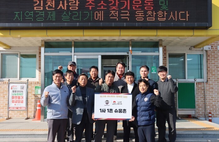 김천상무, 농소면 용암 1리와 