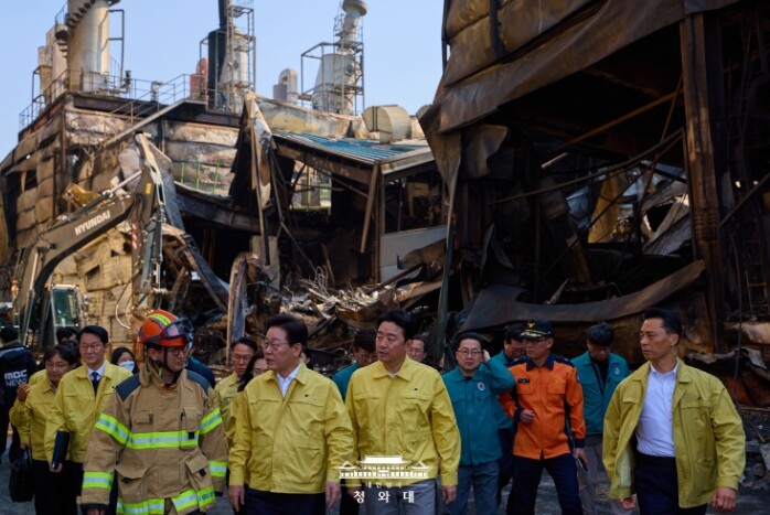 이재명 대통령, 대전 대덕구 안전공업...