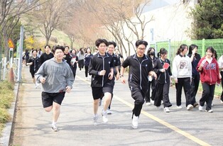 하남 미사고등학교, 사제동행 미사 벚꽃 걷기&달리기 행사 운영