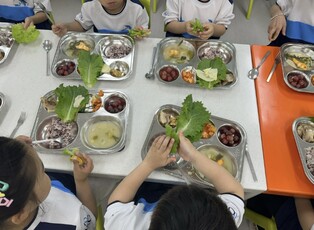 하남 감일유치원, 유치원 텃밭이 급식 식탁으로