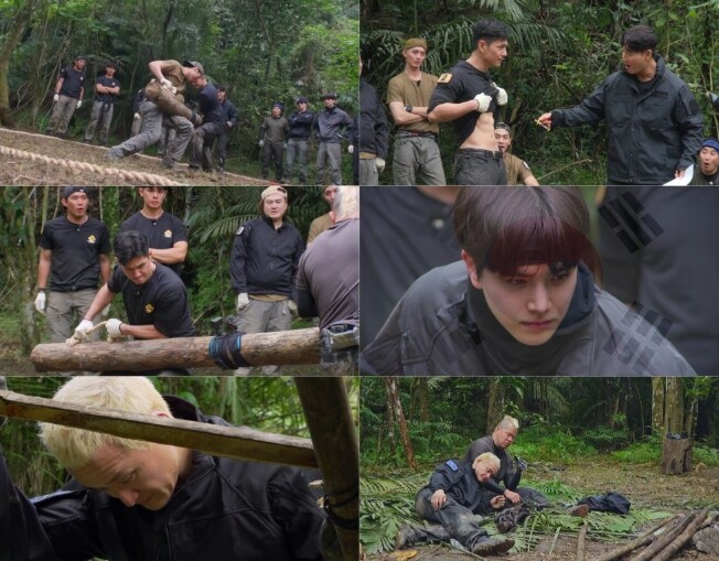 TV CHOSUN [생존왕2] 100kg 통나무 씨름 한일전, 영훈 설욕전 성공할까?!
