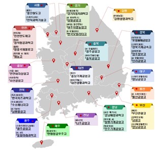 교육부, 국가균형성장 엔진, 협약형 특성화고 10+6개교 선정