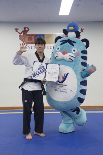 “발차기와 폭풍 질주, 두 청년이 그려낼 감동”...2027 충청 U대회‘유니스타’위촉