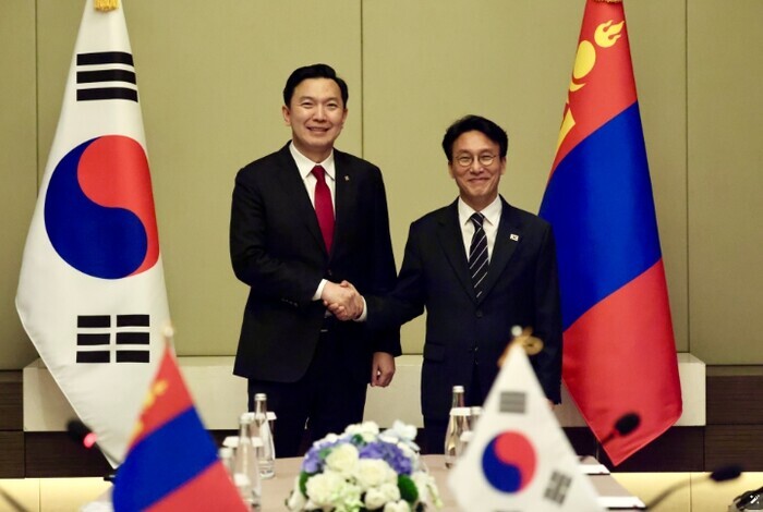 김민석 국무총리, 한몽 총리회담