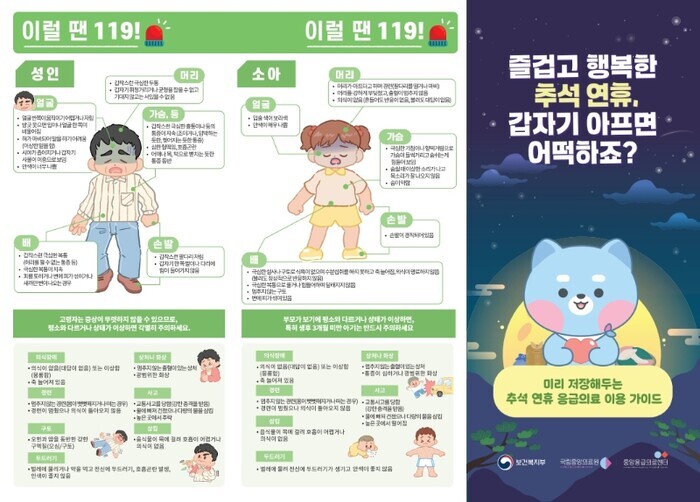 보건복지부, 추석 연휴에도 응급의료체...